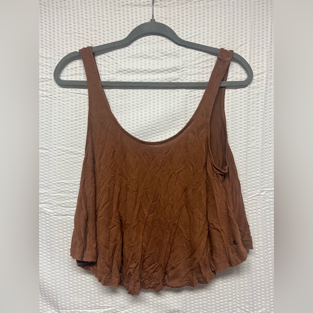 Brown Women’s American Eagle Cropped Tank Top